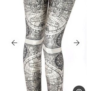 Blackmilk Ancient Maps Legs size large MUSEUM PIECE